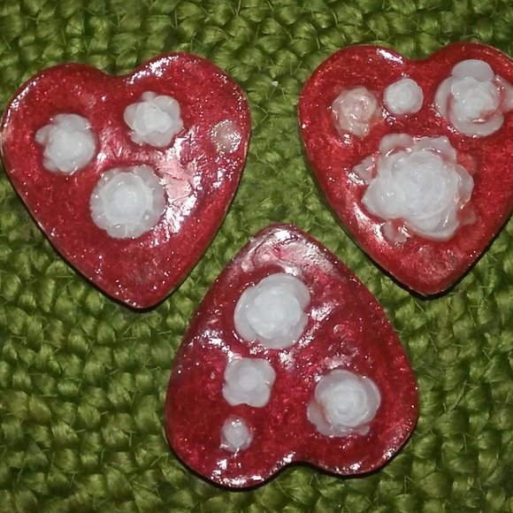 Heart and Rose Homemade All Natural Soap - Picture 1 of 9